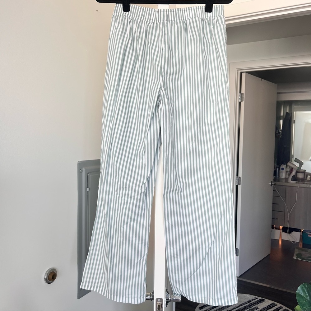 Dreamers Green and White Striped Pants - Picture 5 of 7